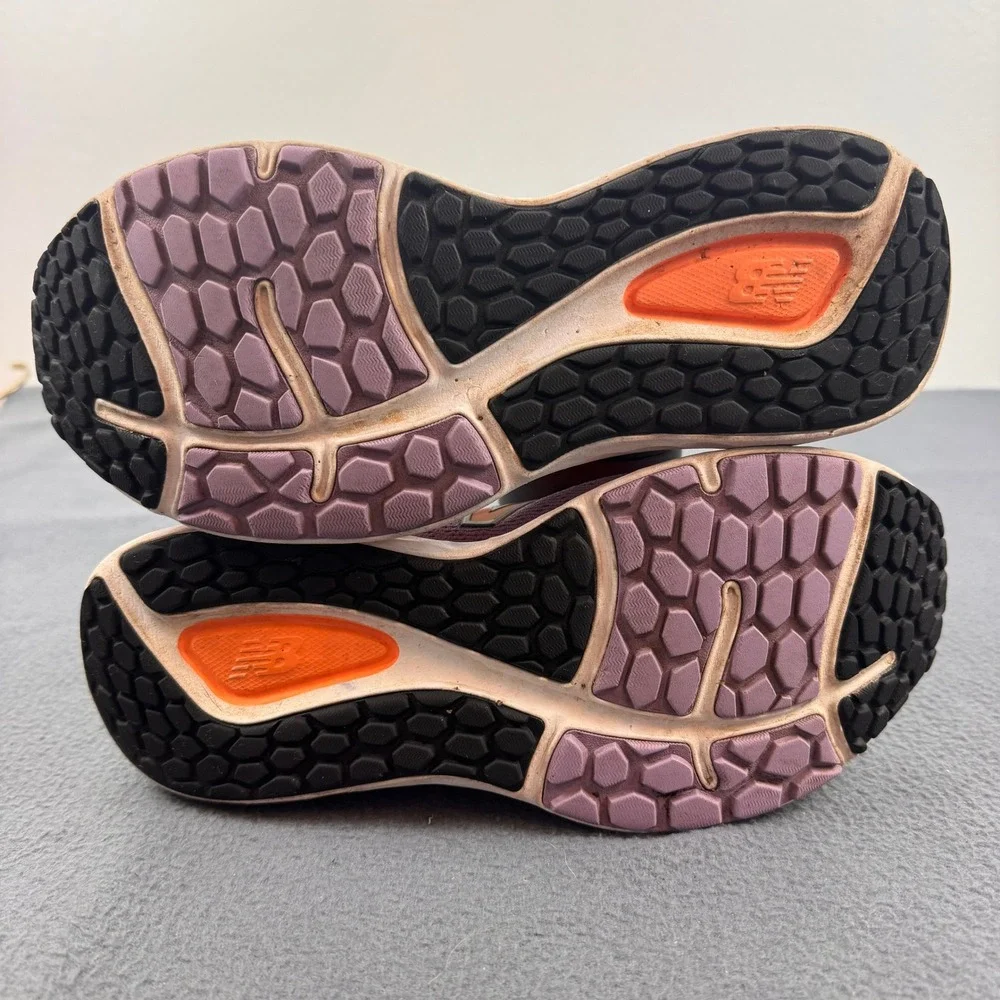 New Balance Fresh Foam 680v7 Women 8.5 Purple Orange Running Shoes W680FP7